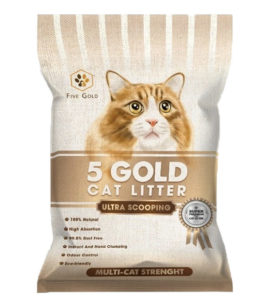 5gold cat litter